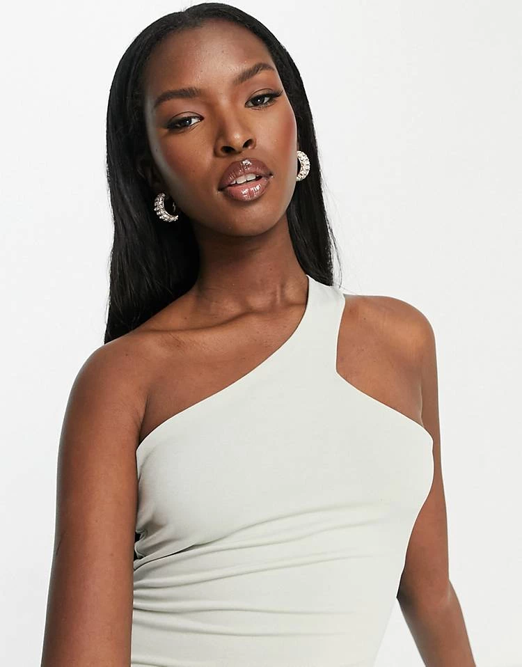 Best Sale โ Public Desire Double Layer Slinky Asymmetric Mini ๐ Dress In Fog For Women ๐ 5 Best Sale โ Public Desire Double Layer Slinky Asymmetric Mini ๐ Dress In Fog For Women ๐ - Image 3