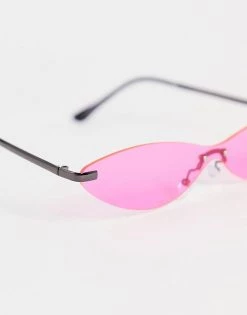 Top 10 ⌛ Public Desire Y2k Cat Eye 👓 Sunglasses In Neon Pink For Women 😀 -Outlet Women's Public Desire Store unnamed file 107