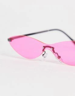 Top 10 ⌛ Public Desire Y2k Cat Eye 👓 Sunglasses In Neon Pink For Women 😀 -Outlet Women's Public Desire Store unnamed file 108