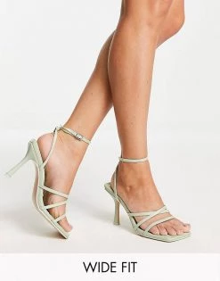 Best reviews of 👏 Public Desire Wide Fit Mademoiselle Woven Footbed Heel 🩴 Sandals In Green For Women Sage Green ❤️ -Outlet Women's Public Desire Store unnamed file 1199