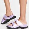 Best Sale ❤️ Public Desire Kiwi Padded Knot Chunky 🩴 Sandals In Lilac For Women 🔔 -Outlet Women's Public Desire Store unnamed file 1215