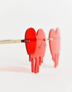 Discount 😀 Public Desire Melting Heart 👓 Sunglasses In Red For Women 🤩 -Outlet Women's Public Desire Store unnamed file 13