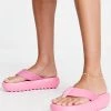 Hot Sale 😀 Public Desire Cia Chunky Toe Post 🩴 Sandals In Pink For Women 🌟