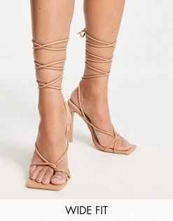 Cheap 👍 Public Desire Wide Fit Zing Heel 🩴 Sandals With Ankle Tie In Beige For Women Beige Pu 🌟 8 Cheap 👍 Public Desire Wide Fit Zing Heel 🩴 Sandals With Ankle Tie In Beige For Women Beige Pu 🌟 -Outlet Women's Public Desire Store unnamed file 1566