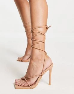 Cheap 👍 Public Desire Wide Fit Zing Heel 🩴 Sandals With Ankle Tie In Beige For Women Beige Pu 🌟 11 Cheap 👍 Public Desire Wide Fit Zing Heel 🩴 Sandals With Ankle Tie In Beige For Women Beige Pu 🌟 -Outlet Women's Public Desire Store unnamed file 1569