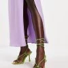 Flash Sale 💯 Public Desire Harriet Heel 🩴 Sandals With Ankle Tie In Lime Green For Women 🤩 -Outlet Women's Public Desire Store unnamed file 1810