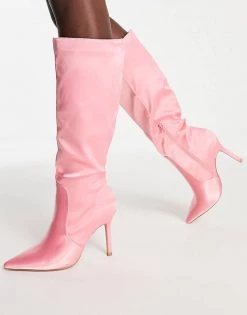 Discount ๐ Public Desire Wide Fit Best Believe Knee High Heel ๐ฅพ Boots In Pink Satin For Women ๐คฉ 9 Discount ๐ Public Desire Wide Fit Best Believe Knee High Heel ๐ฅพ Boots In Pink Satin For Women ๐คฉ -Outlet Women's Public Desire Store unnamed file 1832