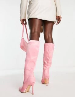 Discount ๐ Public Desire Wide Fit Best Believe Knee High Heel ๐ฅพ Boots In Pink Satin For Women ๐คฉ 10 Discount ๐ Public Desire Wide Fit Best Believe Knee High Heel ๐ฅพ Boots In Pink Satin For Women ๐คฉ -Outlet Women's Public Desire Store unnamed file 1833