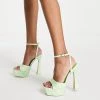 Coupon 💯 Public Desire Wide Fit Truce Platform High Heeled 🩴 Sandals In Lime Swirl Print For Women Lime Green 😉 -Outlet Women's Public Desire Store unnamed file 1925