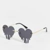 New 🎉 Public Desire Melting Heart 👓 Sunglasses In Black For Women 😀 -Outlet Women's Public Desire Store unnamed file 20