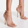 Top 10 🛒 Public Desire Monroe Heel 🩴 Sandals In Beige For Women 🔔 -Outlet Women's Public Desire Store unnamed file 2075