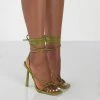 Cheapest 👏 Public Desire Wide Fit Lacey Tie Up Stileto 🩴 Sandals In Olive For Women Olive Green 👏 -Outlet Women's Public Desire Store unnamed file 2220