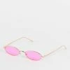 Brand new 🧨 Public Desire Mini Oval 👓 Sunglasses In Neon Pink For Unisex 🛒 -Outlet Women's Public Desire Store unnamed file 25