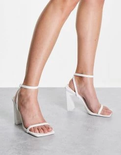 Budget ๐ฅ Public Desire Charlotte Block Heel ๐ฉด Sandals In White For Women ๐งจ 9 Budget ๐ฅ Public Desire Charlotte Block Heel ๐ฉด Sandals In White For Women ๐งจ -Outlet Women's Public Desire Store unnamed file 2507