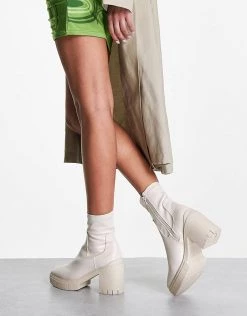 Best reviews of ❤️ Public Desire Obstacle Heeled Ankle 🥾 Boots In Ecru For Women 👍 -Outlet Women's Public Desire Store unnamed file 2512