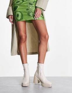 Best reviews of ❤️ Public Desire Obstacle Heeled Ankle 🥾 Boots In Ecru For Women 👍 -Outlet Women's Public Desire Store unnamed file 2513