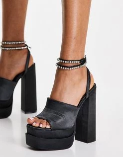 Cheap ❤️ Public Desire Wide Fit Lilibet Platform Heel 🩴 Sandals In Black Satin For Women 👏 9 Cheap ❤️ Public Desire Wide Fit Lilibet Platform Heel 🩴 Sandals In Black Satin For Women 👏 -Outlet Women's Public Desire Store unnamed file 2612