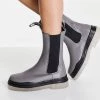 Discount 🧨 Public Desire Wide Fit Winter Translucent Sole 🥾 Boots In Grey For Women 🎁 -Outlet Women's Public Desire Store unnamed file 2735