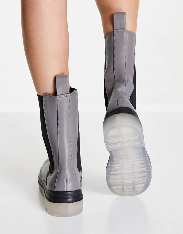Discount ๐งจ Public Desire Wide Fit Winter Translucent Sole ๐ฅพ Boots In Grey For Women ๐ 4 Discount ๐งจ Public Desire Wide Fit Winter Translucent Sole ๐ฅพ Boots In Grey For Women ๐ - Image 2