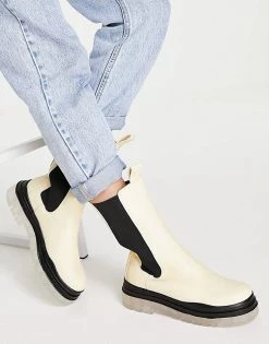 Top 10 😀 Public Desire Wide Fit Winter Translucent Sole 🥾 Boots In Cream For Women 👍 -Outlet Women's Public Desire Store unnamed file 2753