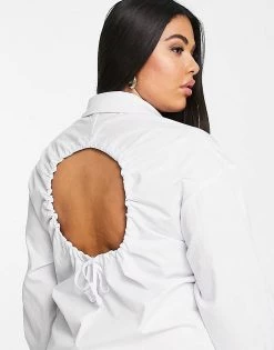 Discount ๐ Public Desire Curve Oversized ๐ Shirt ๐ Dress With Open Back In White For Women ๐ 10 Discount ๐ Public Desire Curve Oversized ๐ Shirt ๐ Dress With Open Back In White For Women ๐ -Outlet Women's Public Desire Store unnamed file 278