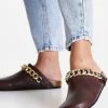 Best reviews of 😉 Public Desire Isabel Mule Clogs With Chain Trim In Brown For Women Brown Pu ❤️ -Outlet Women's Public Desire Store unnamed file 2845