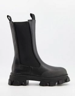 Cheapest 🔔 Public Desire Boston Chunky Chelsea 🥾 Boots In Black For Women 😉 -Outlet Women's Public Desire Store unnamed file 2914