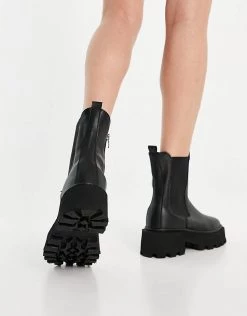 Discount 🎉 Public Desire Inno Chunky Chelsea Boot For Women Black ✔️ -Outlet Women's Public Desire Store unnamed file 2976