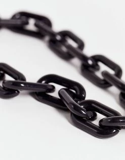 Best deal 🌟 Public Desire Oversized Chunky Glasses Chain In Black For Unisex 🛒 -Outlet Women's Public Desire Store unnamed file 3