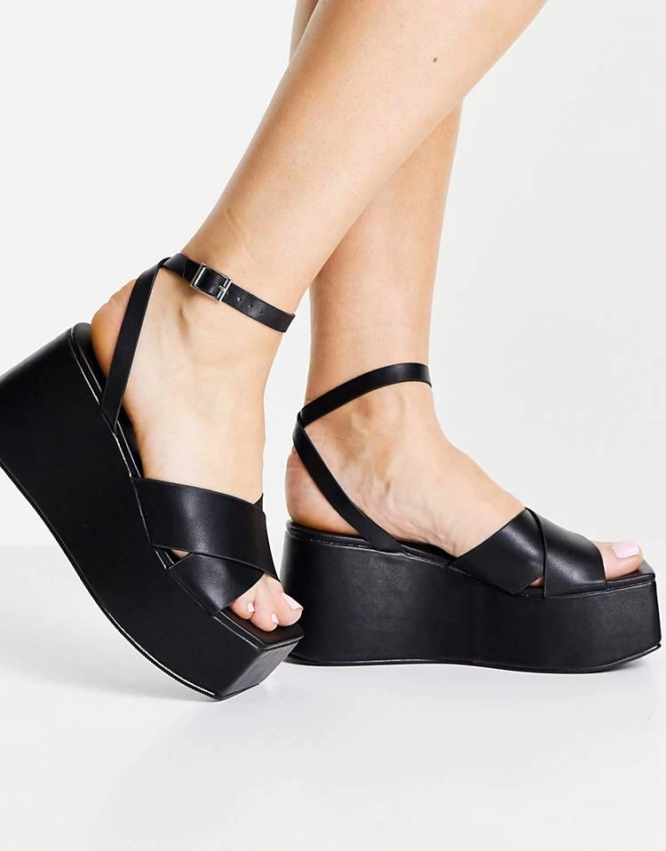 Budget ๐ Public Desire Elevate Plaftorm ๐ฉด Sandals In Black For Women Black Pu ๐ 5 Budget ๐ Public Desire Elevate Plaftorm ๐ฉด Sandals In Black For Women Black Pu ๐ - Image 3