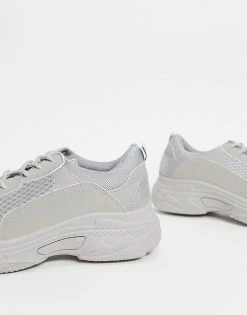 Wholesale 🔥 Public Desire Fiyah Chunky Trainers In Grey For Women 🌟 -Outlet Women's Public Desire Store unnamed file 3103
