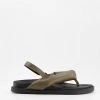 Cheap 💯 Public Desire Wide Fit Minorca Padded Toe Post 🩴 Sandals In Khaki For Women 🌟 -Outlet Women's Public Desire Store unnamed file 3155