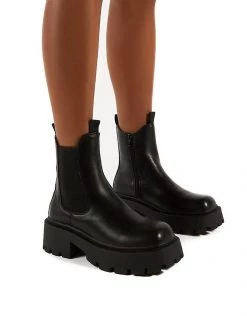 Best reviews of ⌛ Public Desire Innovator Chunky Chelsea 🥾 Boots In Black For Women 🌟 -Outlet Women's Public Desire Store unnamed file 3188