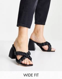 Budget ⌛ Public Desire Wide Fit Elsa Cross Strap Heeled Mules In Black For Women 👏 11 Budget ⌛ Public Desire Wide Fit Elsa Cross Strap Heeled Mules In Black For Women 👏 -Outlet Women's Public Desire Store unnamed file 3254
