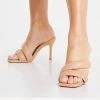 Discount ❤️ Public Desire Wide Fit Calm Padded Mules In Beige For Women 🥰 -Outlet Women's Public Desire Store unnamed file 3300