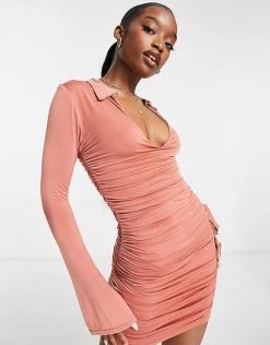 Coupon ๐ Public Desire Double Layer Ruched Side Plunge Bodycon Mini ๐ Dress In Burnt Orange For Women ๐ 11 Coupon ๐ Public Desire Double Layer Ruched Side Plunge Bodycon Mini ๐ Dress In Burnt Orange For Women ๐ -Outlet Women's Public Desire Store unnamed file 334