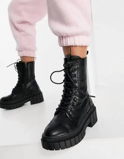 Promo 🤩 Public Desire Wide Fit Omega Chunky Lace Up 🥾 Boots In Black For Women 🎁 9 Promo 🤩 Public Desire Wide Fit Omega Chunky Lace Up 🥾 Boots In Black For Women 🎁 -Outlet Women's Public Desire Store unnamed file 3397