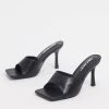 Cheapest 💯 Public Desire Wide Fit Harlow Mule With Square Toe In Black For Women 👍 -Outlet Women's Public Desire Store unnamed file 3410
