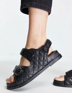 Hot Sale ๐คฉ Public Desire Carmen Quilted Flat ๐ฉด Sandals In Black Drench Pu For Women ๐งจ 9 Hot Sale ๐คฉ Public Desire Carmen Quilted Flat ๐ฉด Sandals In Black Drench Pu For Women ๐งจ -Outlet Women's Public Desire Store unnamed file 3452