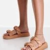 Best Sale 😍 Public Desire Amora Braided Detail Chunky Sole 🩴 Sandals In Beige For Women ⭐ -Outlet Women's Public Desire Store unnamed file 3490
