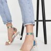 New 🌟 Public Desire Afternoon Perspex Block Mid Heeled 🩴 Sandals Iridescent For Women 🔥 -Outlet Women's Public Desire Store unnamed file 3610