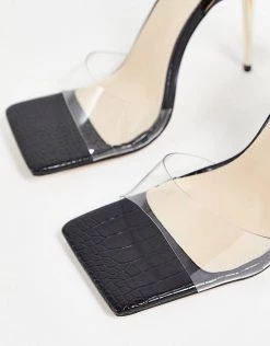 New 馃敟 Public Desire Superior Lock Chain Detail Ankle Strap Stiletto Heeled 馃┐ Sandals Black Croc Pu For Women 馃敂 10 New 馃敟 Public Desire Superior Lock Chain Detail Ankle Strap Stiletto Heeled 馃┐ Sandals Black Croc Pu For Women 馃敂 -Outlet Women's Public Desire Store unnamed file 3633