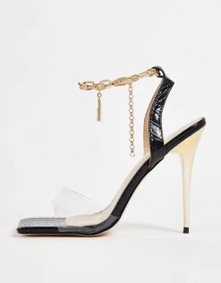 New 馃敟 Public Desire Superior Lock Chain Detail Ankle Strap Stiletto Heeled 馃┐ Sandals Black Croc Pu For Women 馃敂 11 New 馃敟 Public Desire Superior Lock Chain Detail Ankle Strap Stiletto Heeled 馃┐ Sandals Black Croc Pu For Women 馃敂 -Outlet Women's Public Desire Store unnamed file 3634