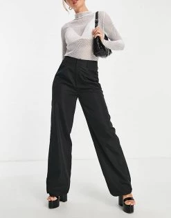 Top 10 🔥 Public Desire Wide Leg Trousers In Black For Women 🥰 -Outlet Women's Public Desire Store unnamed file 3699