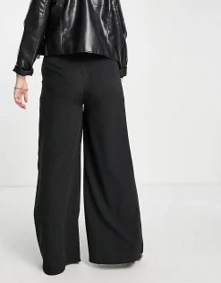 Brand new 🔔 Public Desire Curve High Waist Tailored Trouser In Black For Women ⌛ -Outlet Women's Public Desire Store unnamed file 3721