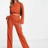 Best deal ๐ Public Desire Waffle Oversized Wide Leg Jogger In Rust For Women ๐ 2 Best deal ๐ Public Desire Waffle Oversized Wide Leg Jogger In Rust For Women ๐ -Outlet Women's Public Desire Store unnamed file 3732