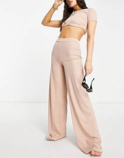 Top 10 ⭐ Public Desire Crop Beach Top With Underbust Detail In Sand - BEIGE 🛒 -Outlet Women's Public Desire Store unnamed file 3750