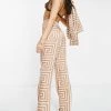 Coupon 🥰 Public Desire Satin Printed Trouser Suit In Multi For Women 🎁 -Outlet Women's Public Desire Store unnamed file 3756