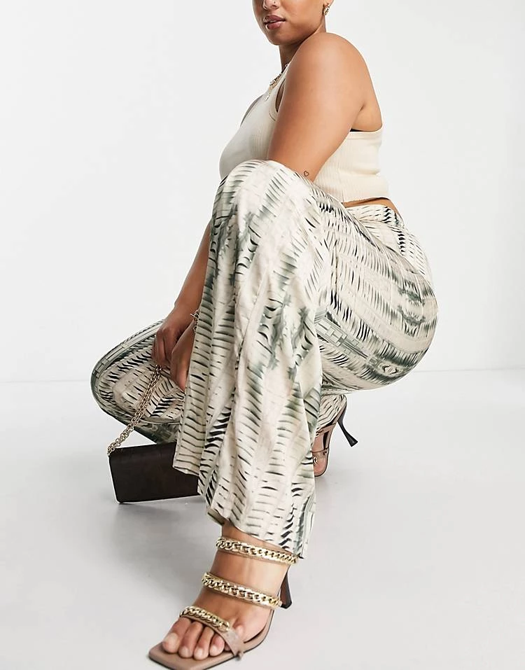 Buy โญ Public Desire Curve X Kenza Satin Wide Leg Trouser Co Ord In Multi For Women ๐ 6 Buy โญ Public Desire Curve X Kenza Satin Wide Leg Trouser Co Ord In Multi For Women ๐ - Image 4