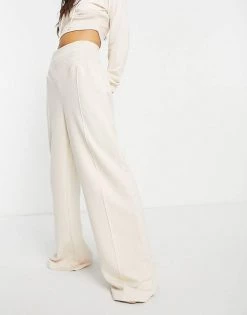 Best reviews of 🔔 Public Desire Wide Leg Joggers With Sheered Waist Detail In Ecru For Women Eggshell ⌛ -Outlet Women's Public Desire Store unnamed file 3804